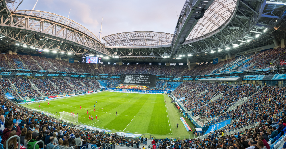St. Petersburg Stadium - uvnitř