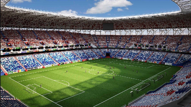 Mordovija Arena - uvnitř