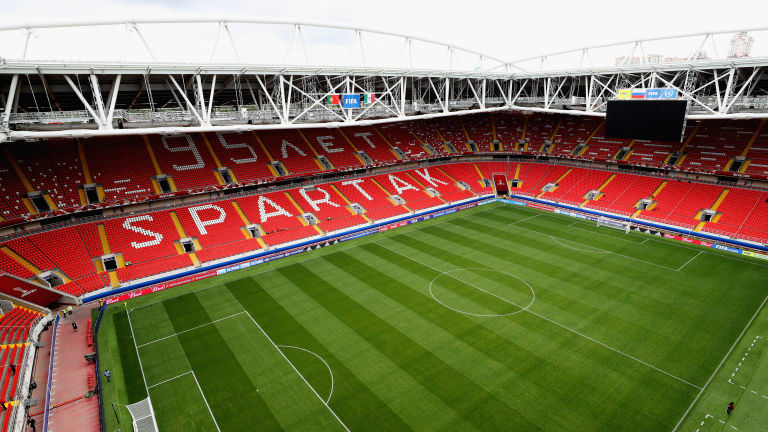Spartak Stadium - uvnitř