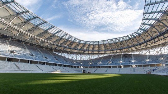 Volgograd Arena - uvnitř
